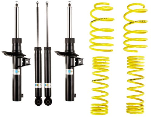 Apex Lowering Springs, Bilstein Gas Shocks Dampers Kit VW Golf Mk5 GTi + GTTDi